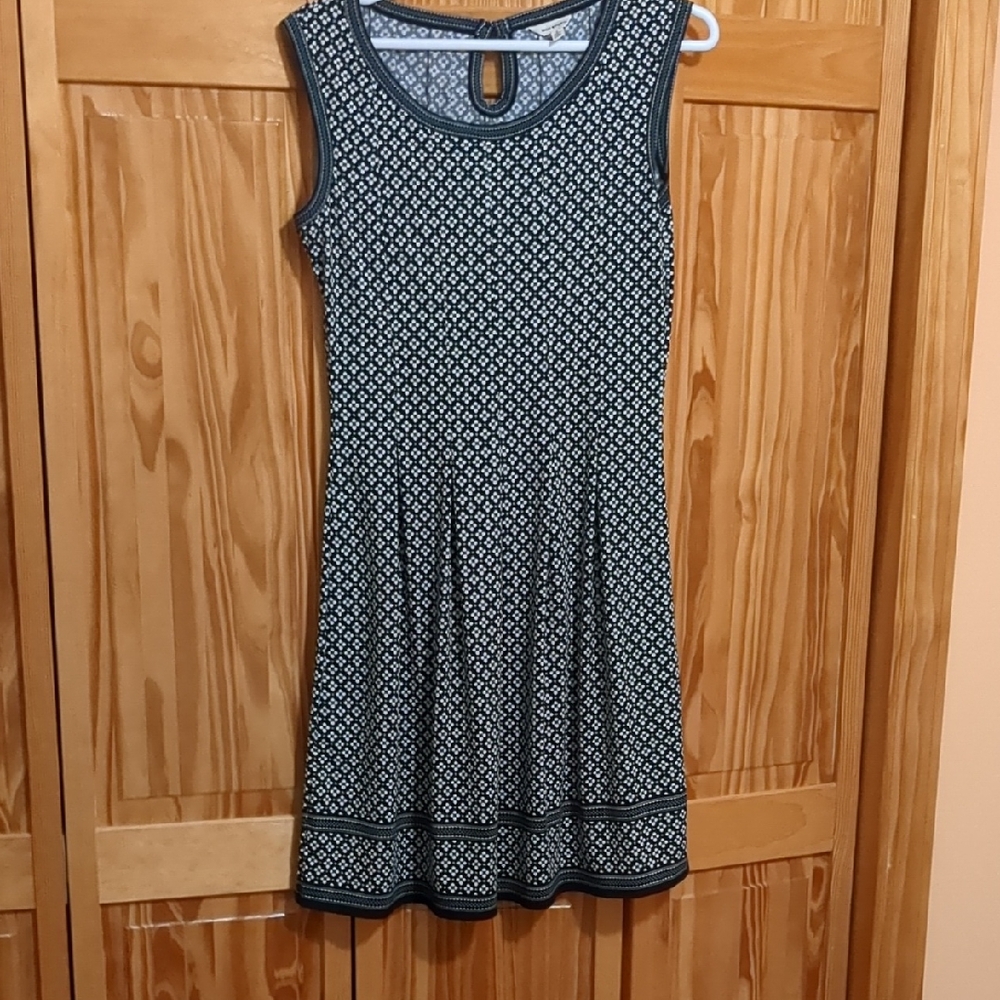Max Studio Black and White Patterned Dress